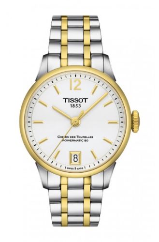 Tissot Chemin des Tourelles Powermatic 32 Stainless Steel / Yellow Gold / Silver / Bracelet